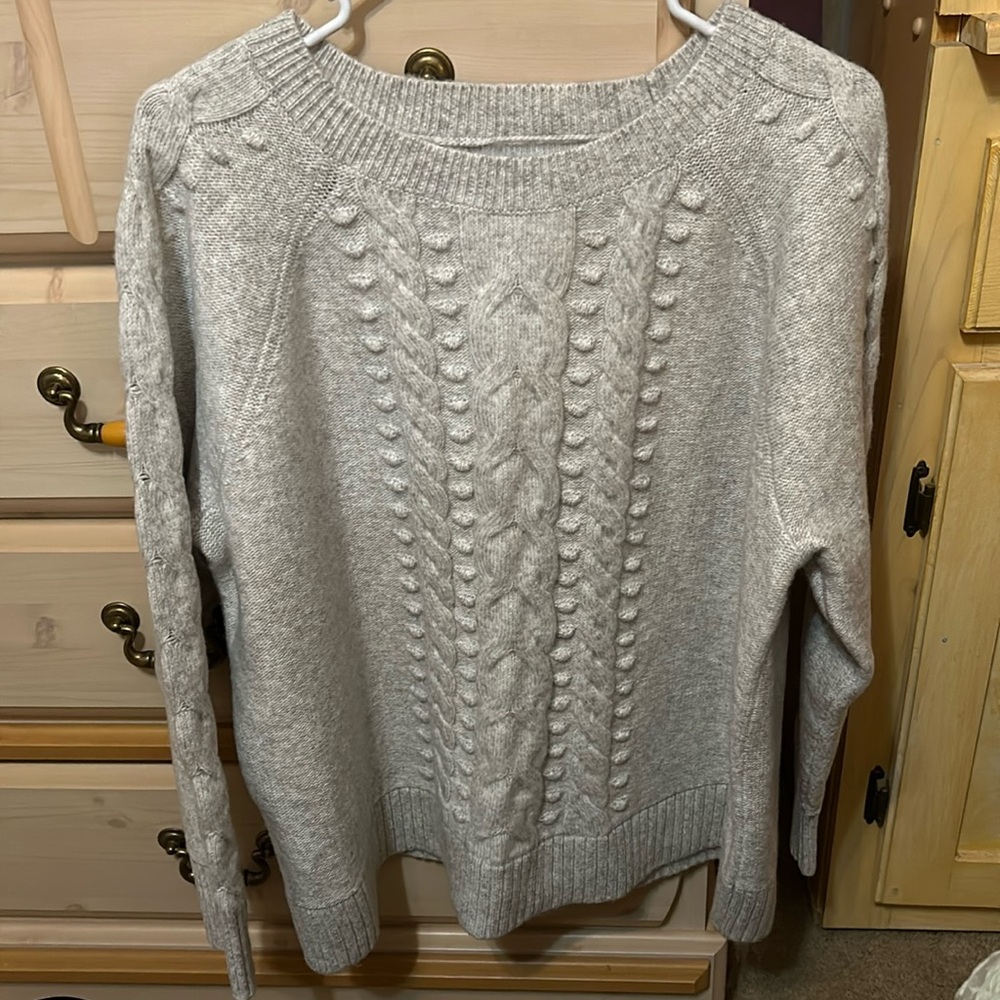 Loft gray sweater